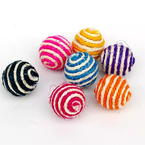Rope Ball Plaything Chew Soft Plush Dog & Cat Toy for Fun and Play - Picture 1 of 10